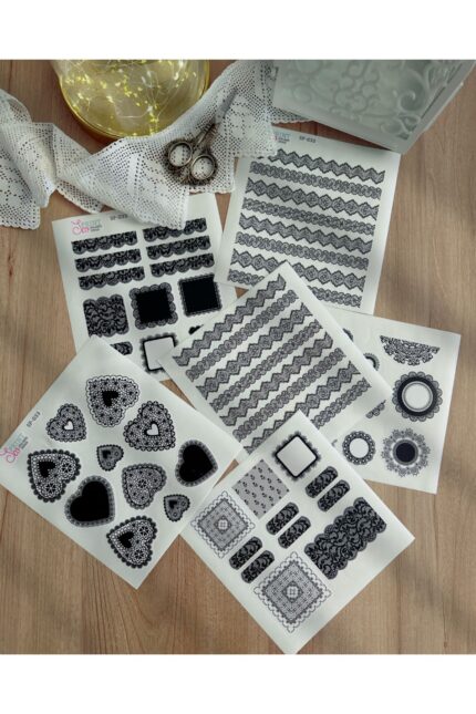 Dantel Art Sticker Koleksiyonu