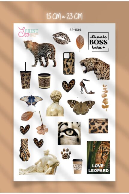 Leopard Style Sticker  Koleksiyonu