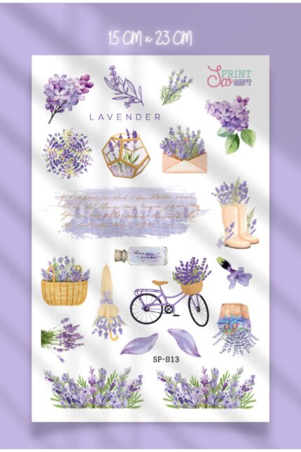 Lavender Sticker Koleksiyonu