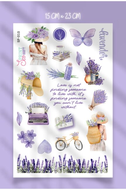 Lavender Sticker Koleksiyonu