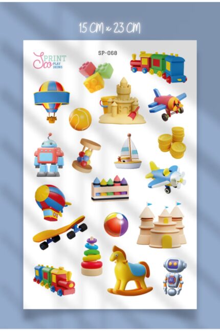 Oyun Temalı  İkon Sticker  Koleksiyonu