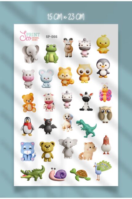 Animal İkon Sticker  Koleksiyonu