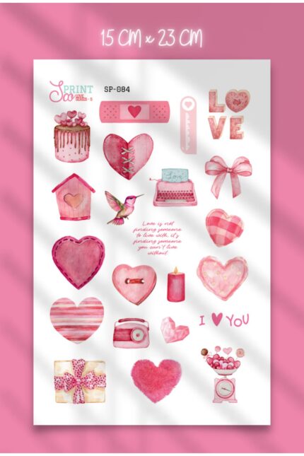 Love Art Sticker Koleksiyonu