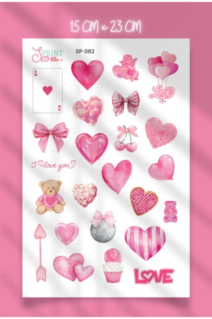 Love Art Sticker Koleksiyonu