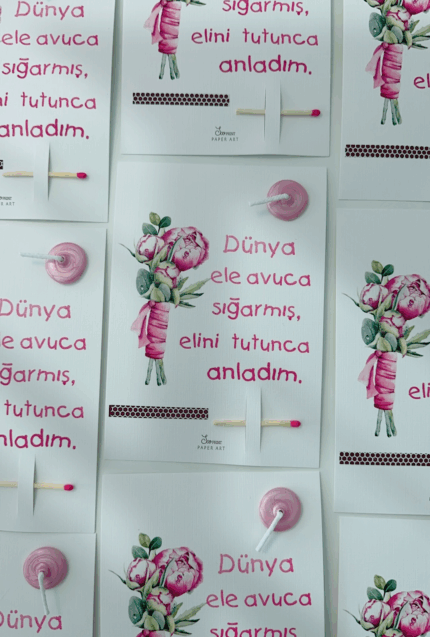 Elini Tutunca Anladım Dilek Kartı